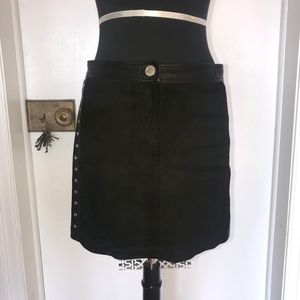 Mini Suede Skirt